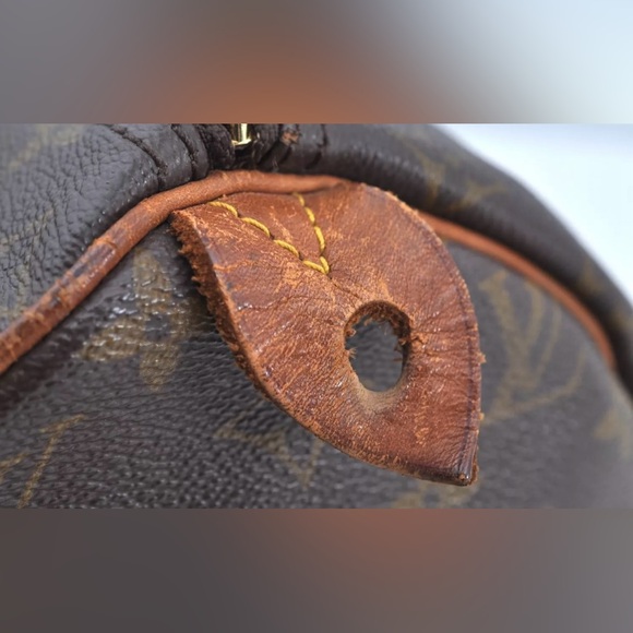 Authentic Louis Vuitton Monogram Speedy 40 Hand Boston Bag Old Model LV K7415 - Picture 12 of 13